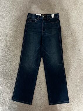 Judy Blue Dark Blue Wide-Leg Jeans